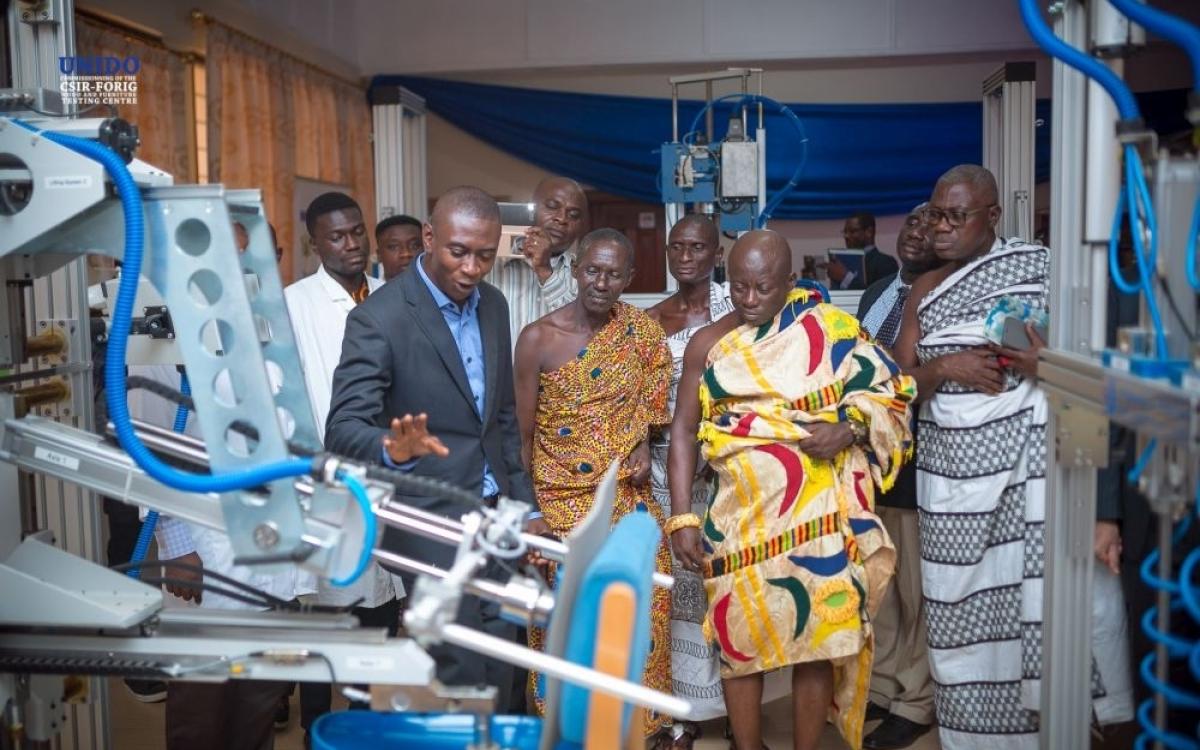Innovative wood and furniture testing centre opens in Ghana