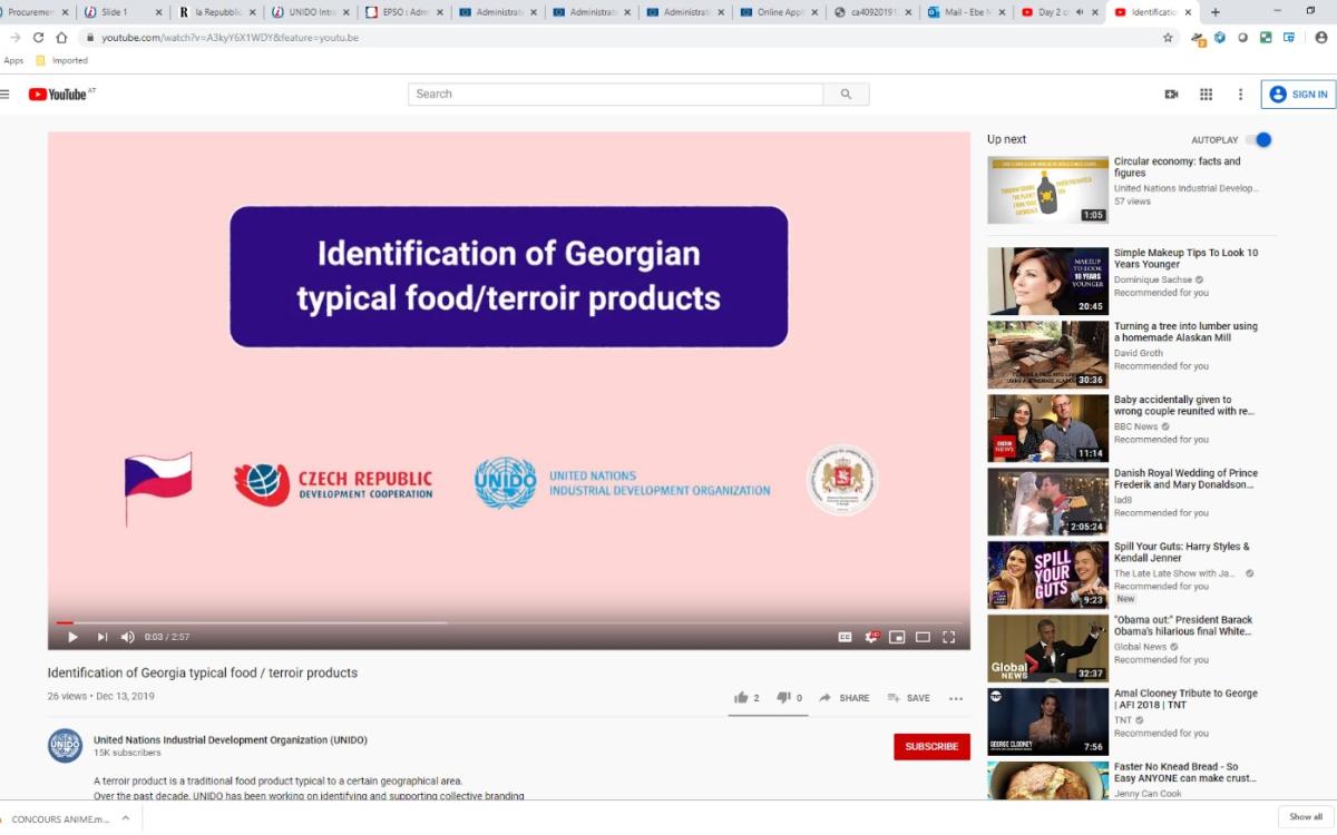 Typical food products for sustainable rural development in Georgia