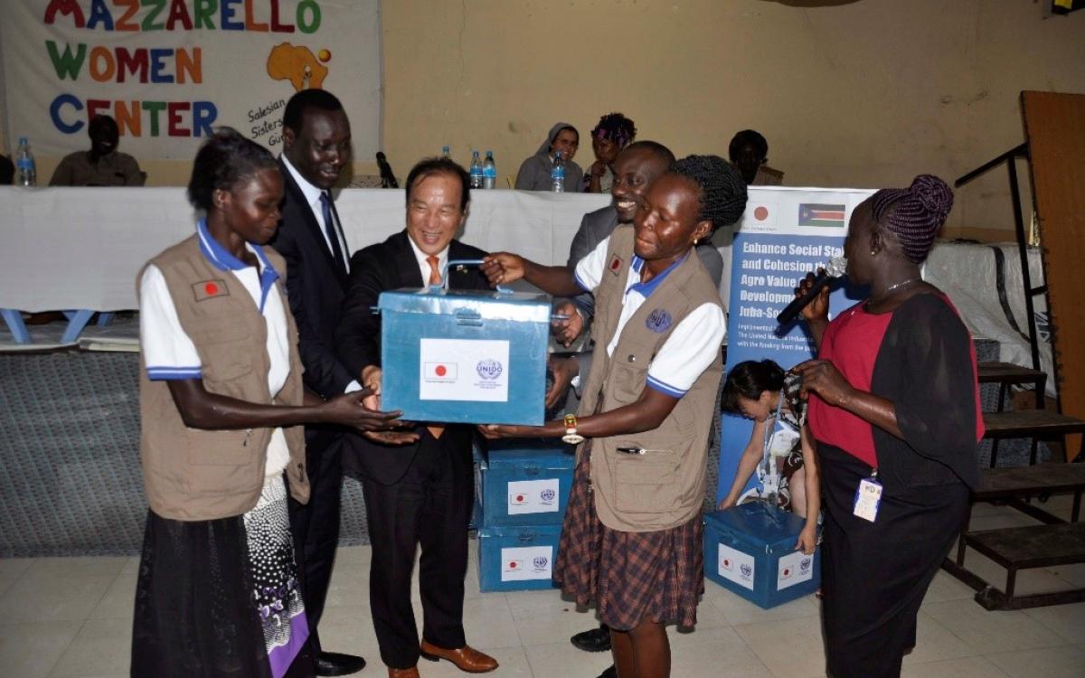 Agro-processing and entrepreneurship development  for women and youth in South Sudan