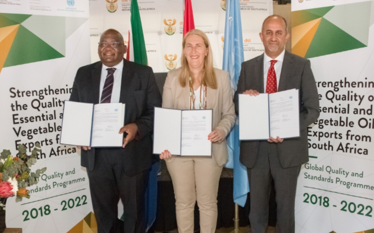 UNIDO and Switzerland launch Global Quality and Standards Programme project in South Africa 